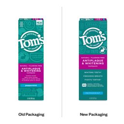 Fluoride-Free Antiplaque & Whitening Toothpaste, Peppermint