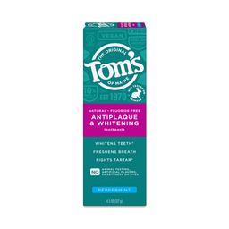 Fluoride-Free Antiplaque & Whitening Toothpaste, Peppermint