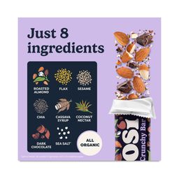Crunchy Snack Bar, Almond Dark Chocolate