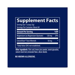 Magnesium Glycinate Powder, Mixed Berry Lemonade