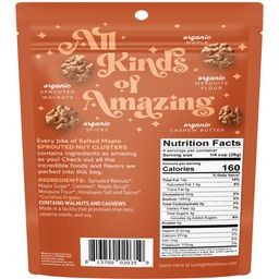 Sprouted Nut Clusters, Salted Maple