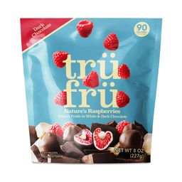 Frozen Raspberries, White & Dark Chocolate