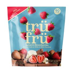 Frozen Strawberries, White & Milk Chocolate