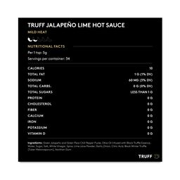 Black Truffle Hot Sauce, Jalapeno Lime
