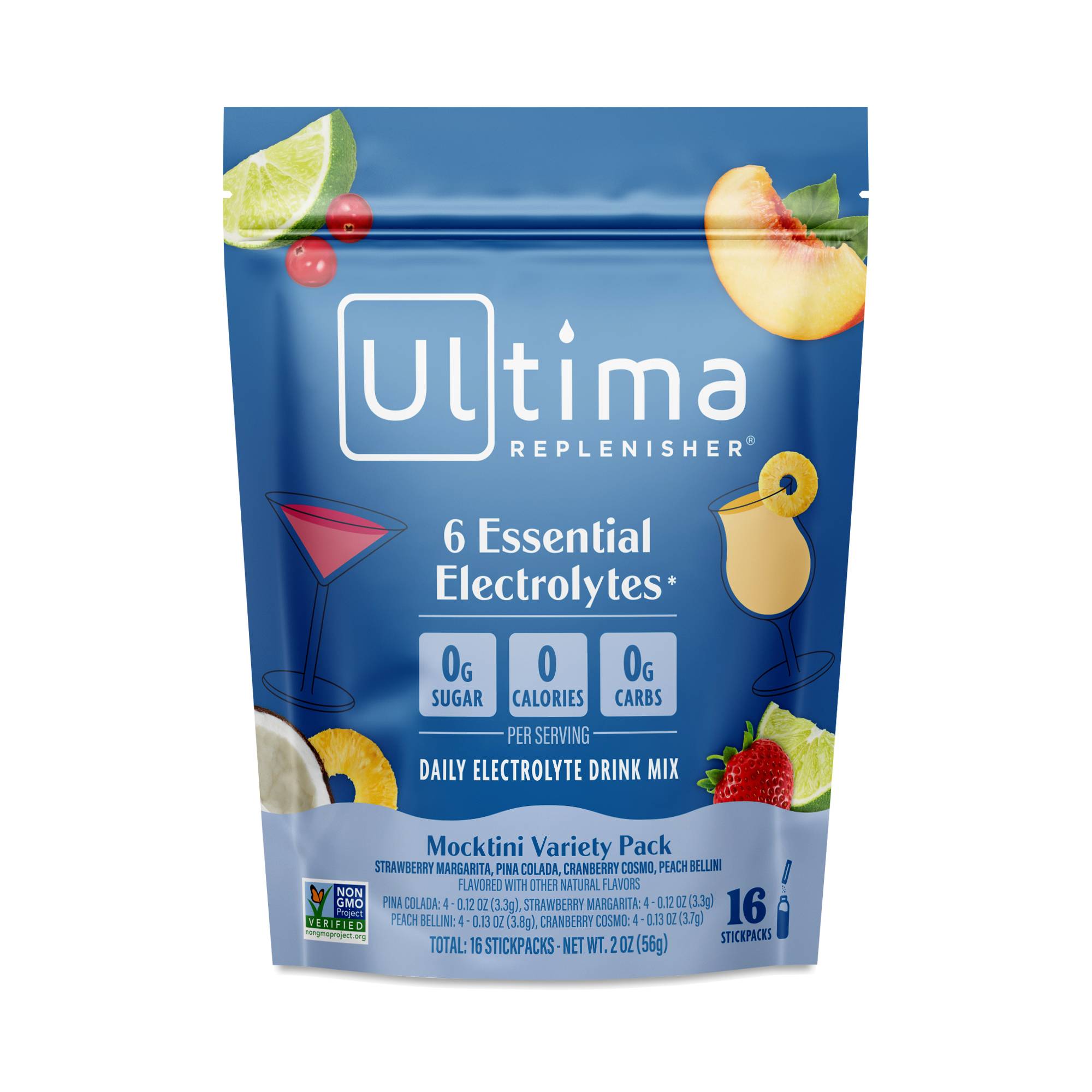 Replenisher Electrolyte Powder, Mocktini Variety Pack