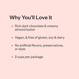 Almond Butter Cups, Dark Chocolate