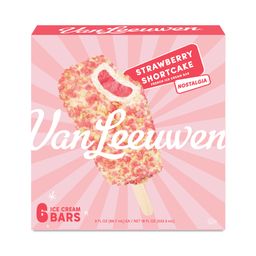 French Ice Cream Bars, Strawberry Shortcake