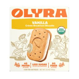 Organic Crème Breakfast Biscuits, Vanilla