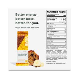 Caffeinated Energy Bars, Chocolate Chip Banana Bread