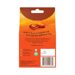 Organic Manuka Honey Drops, Ginger