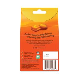 Organic Manuka Honey Drops, Lemon