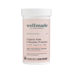 Organic Kids Chewable Probiotic, Super Strawberry Banana