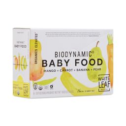 Biodynamic Baby Food, Mango, Carrot, Banana & Pear