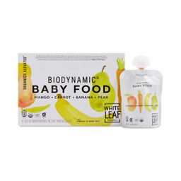 Biodynamic Baby Food, Mango, Carrot, Banana & Pear