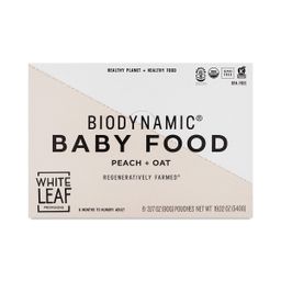 Biodynamic Baby Food, Peach & Oat