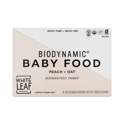 Biodynamic Baby Food, Peach & Oat