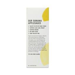 Organic Unsweetened Applesauce, Banana