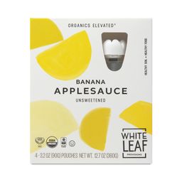 Organic Unsweetened Applesauce, Banana