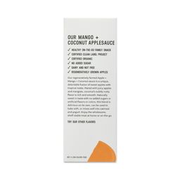 Organic Unsweetened Applesauce, Mango & Coconut