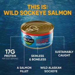 Non-GMO Wild Pacific Sockeye Salmon