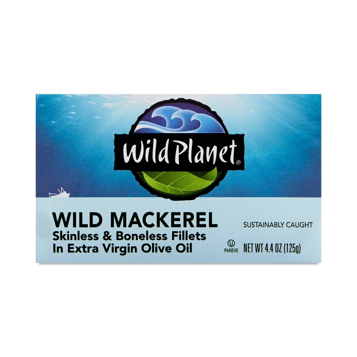 Wild Mackerel in Extra Virgin Olive Oil, Skinless & Boneless