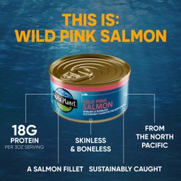 Wild Pink Salmon, Skinless & Boneless