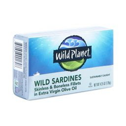 Wild Sardines in Extra Virgin Olive Oil, Boneless
