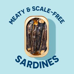 Wild Sardines in Extra Virgin Olive Oil, Lightly Smoked
