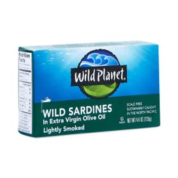 Wild Sardines in Extra Virgin Olive Oil, Lightly Smoked