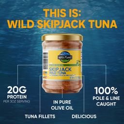 Wild Skipjack Tuna in Pure Olive Oil