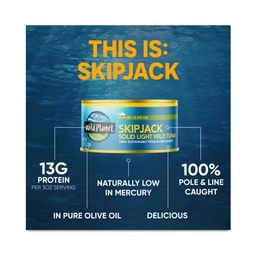 Wild Skipjack Tuna in Pure Olive Oil