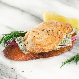 Wild Smoked Pink Salmon in Extra Virgin Olive Oil, Skinless & Boneless