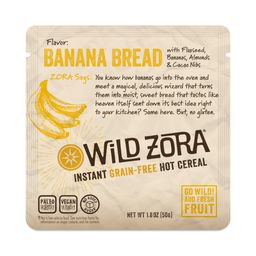 Instant Grain Free Hot Cereal, Banana Bread