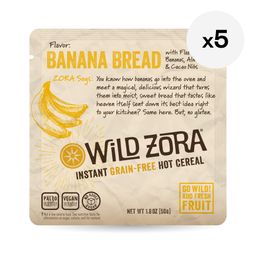 Instant Grain Free Hot Cereal, Banana Bread