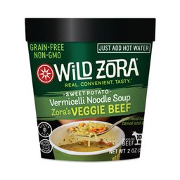 Vermicelli Noodle Soup Cup, Veggie Beef