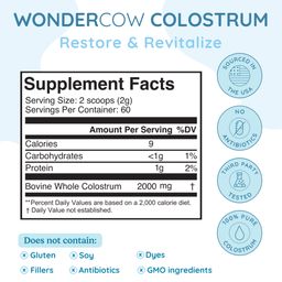 Colostrum Restore & Revitalize Powder, Unflavored