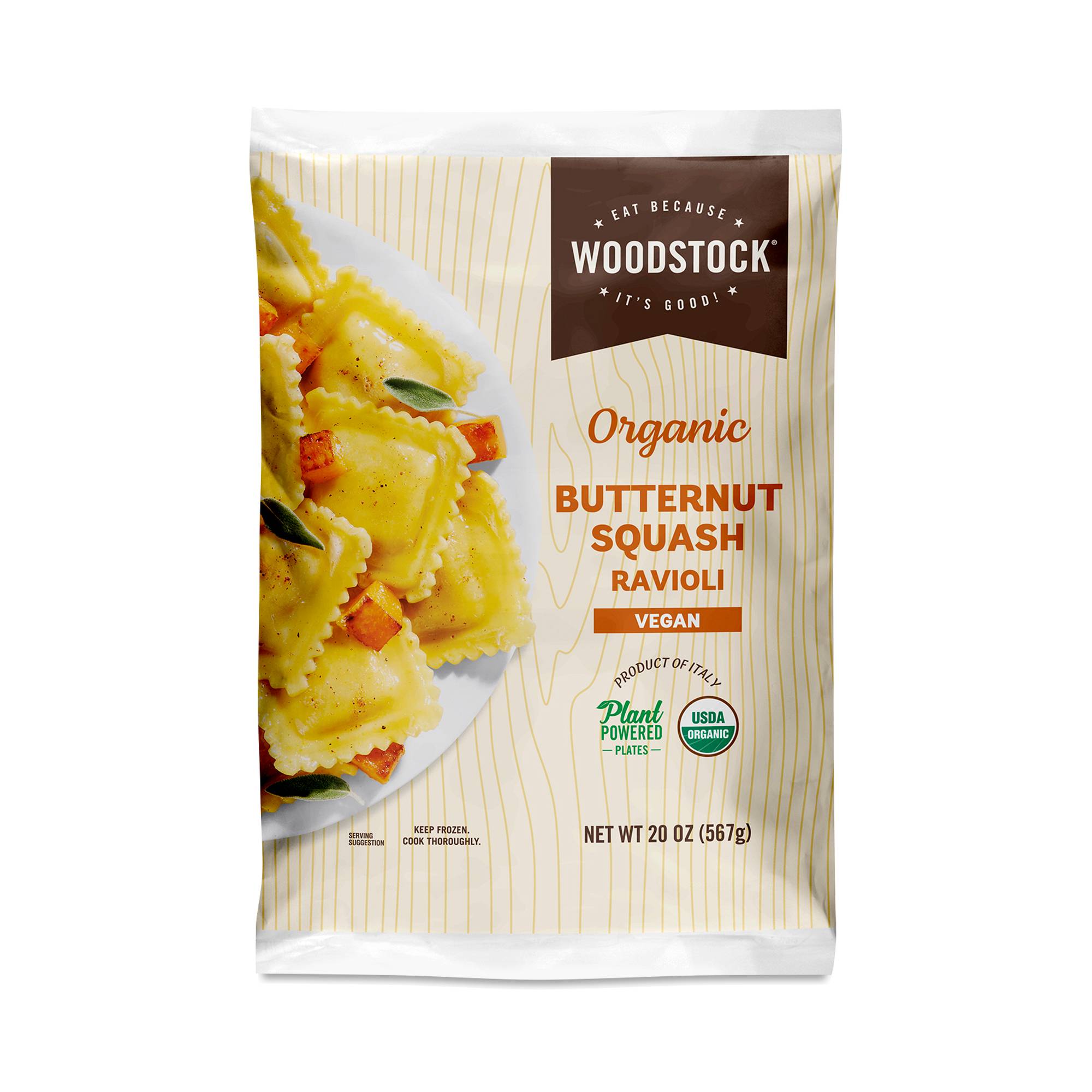 Organic Vegan Butternut Squash Ravioli