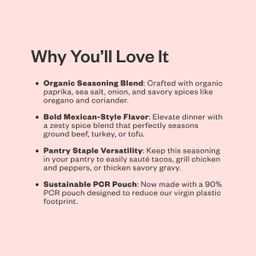 Organic Taco Night Spice Blend