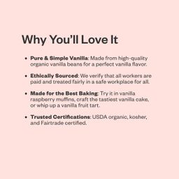 Organic Pure Vanilla Extract