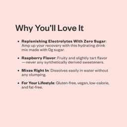 Sugar-Free Electrolyte Drink Mix, Raspberry