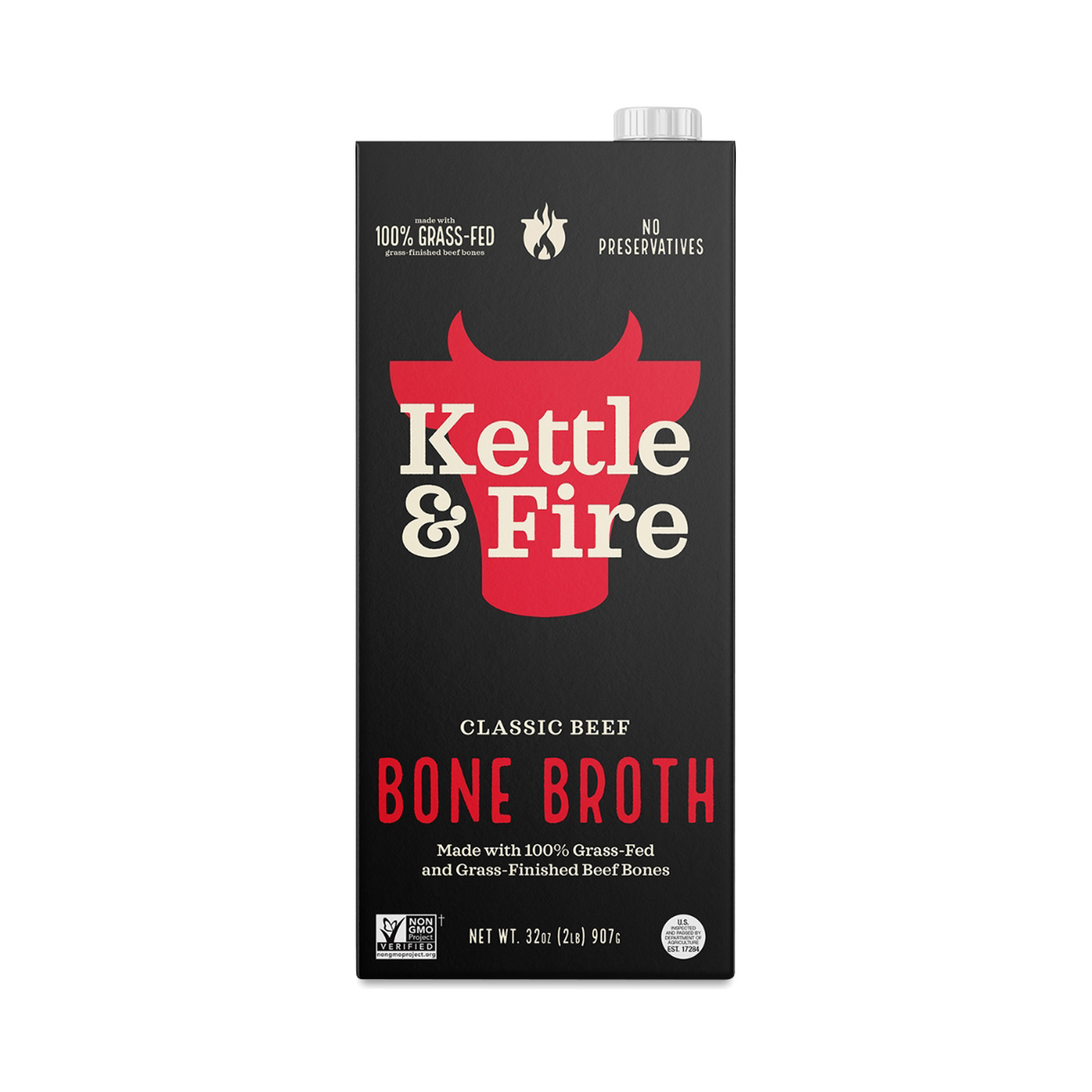 Kettle & Fire Bone Broth, Beef | Thrive Market