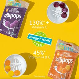Organic Lollipops, Elderberry