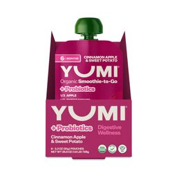 Organic Smoothie-to-Go +Probiotics, Cinnamon Apple & Sweet Potato