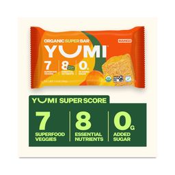 Organic Superfood Kids Bars, Mango