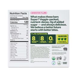 Organic Superfood Kids Bars, Strawberry