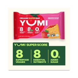 Organic Superfood Kids Bars, Strawberry