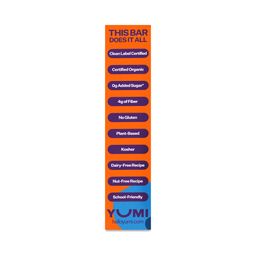 Organic Superfood Toddler Bars, Blueberry & Purple Carrot