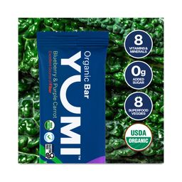 Organic Superfood Toddler Bars, Blueberry & Purple Carrot