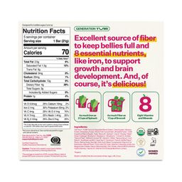 Organic Superfood Toddler Bars, Strawberry & Rhubarb