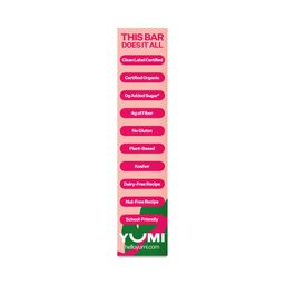 Organic Superfood Toddler Bars, Strawberry & Rhubarb